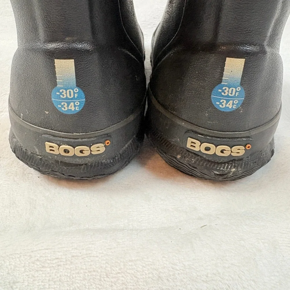 Bogs‎ Classic High Boots Kids 12 Black Good Waterproof Insulated Neoprene Snow